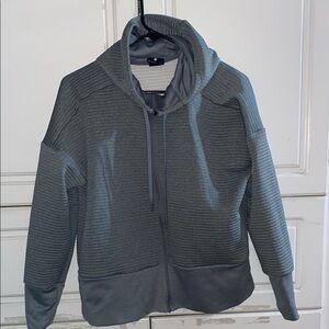 Nike Charcoal Zip-Up Sweater
